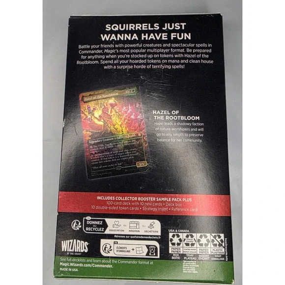 Magic the Gathering Bloomburrow Squirreled Away Commander Deck - New Sealed